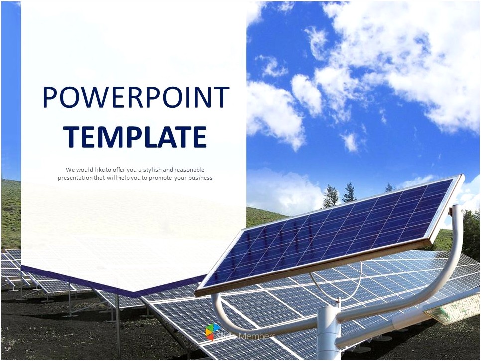 Free Powerpoint Templates For Solar Energy
