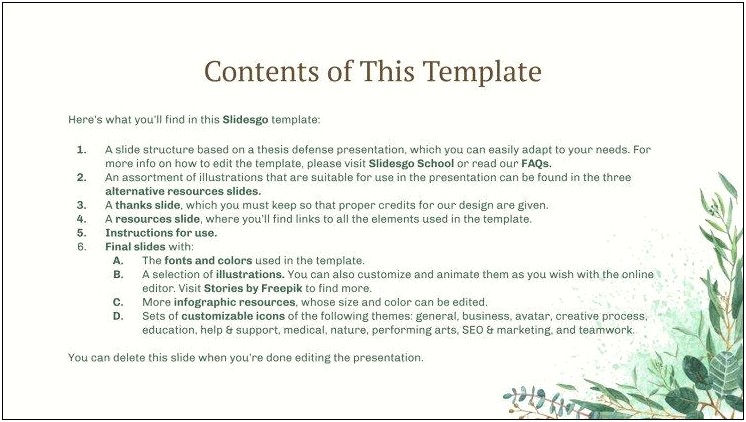 Free Powerpoint Templates Nature Organic Zen