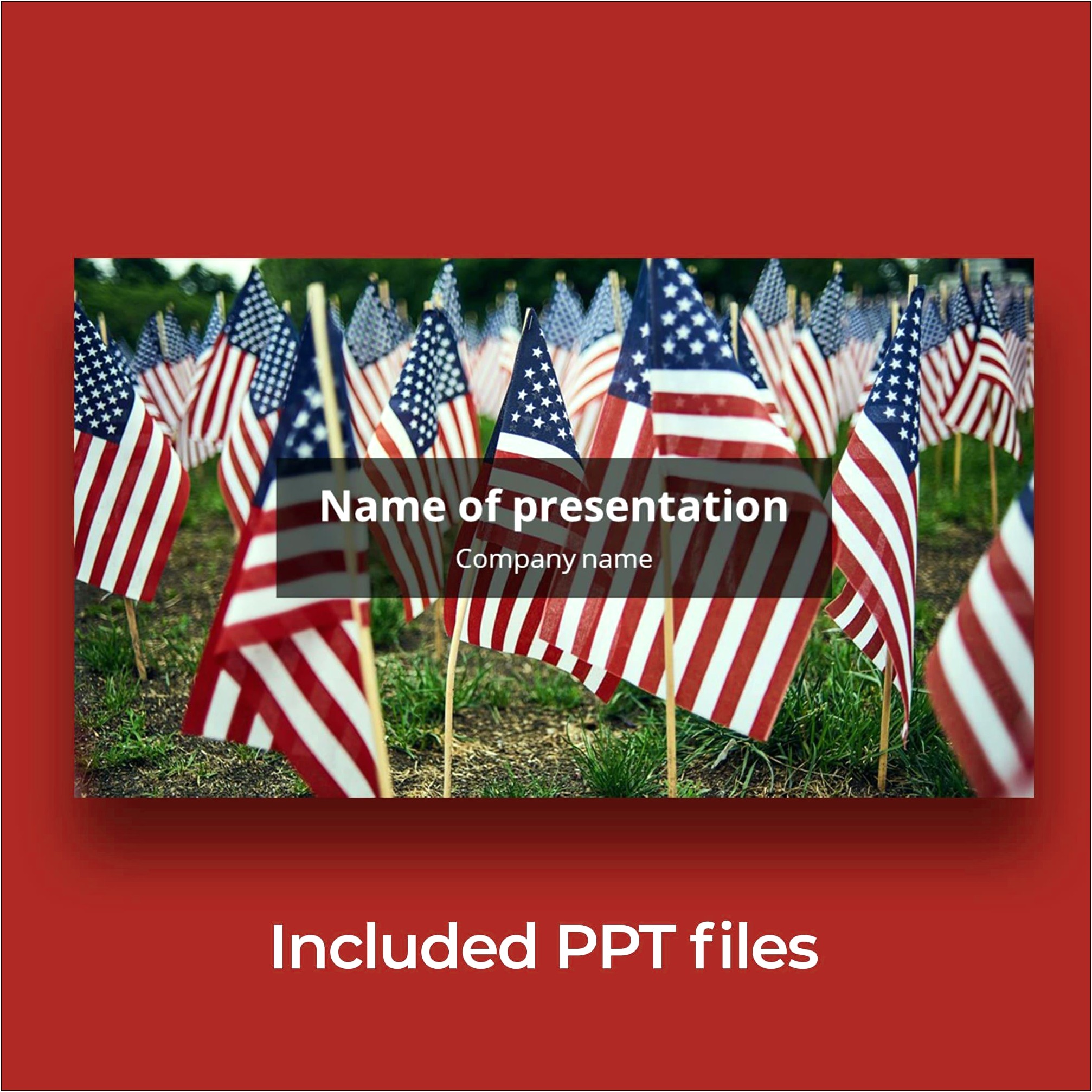 Free Powerpoint Templates Welcome For Memorial Day