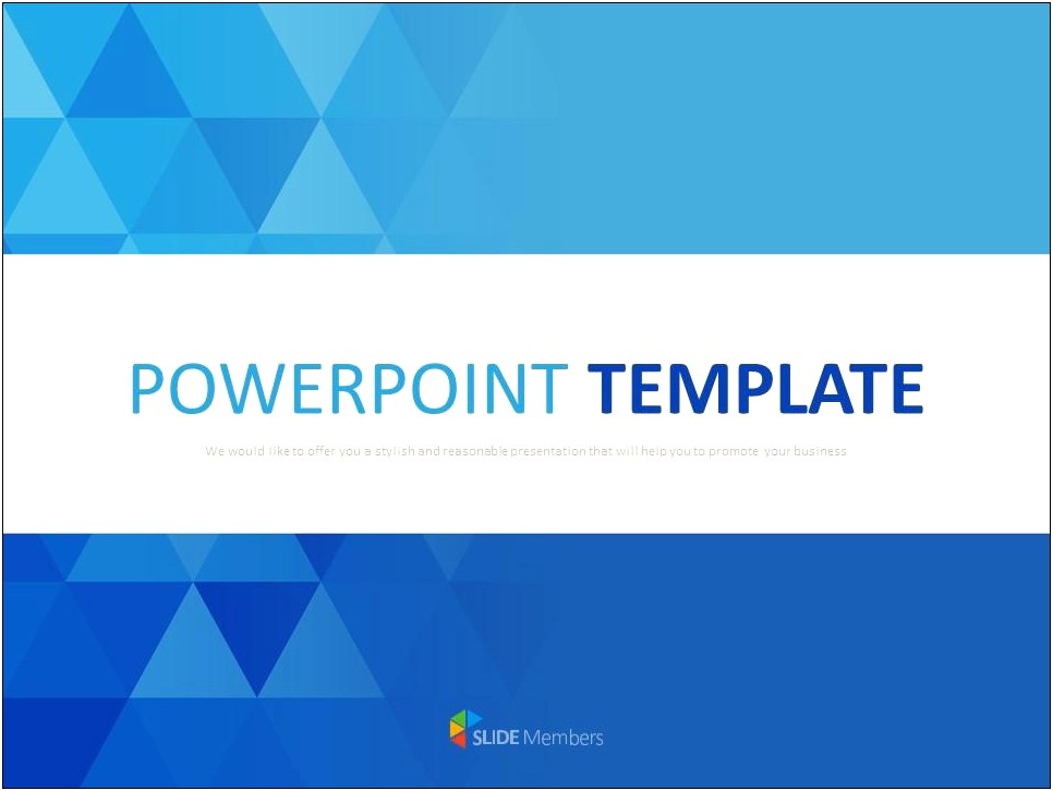 Free Powerpoint Templates White And Blue
