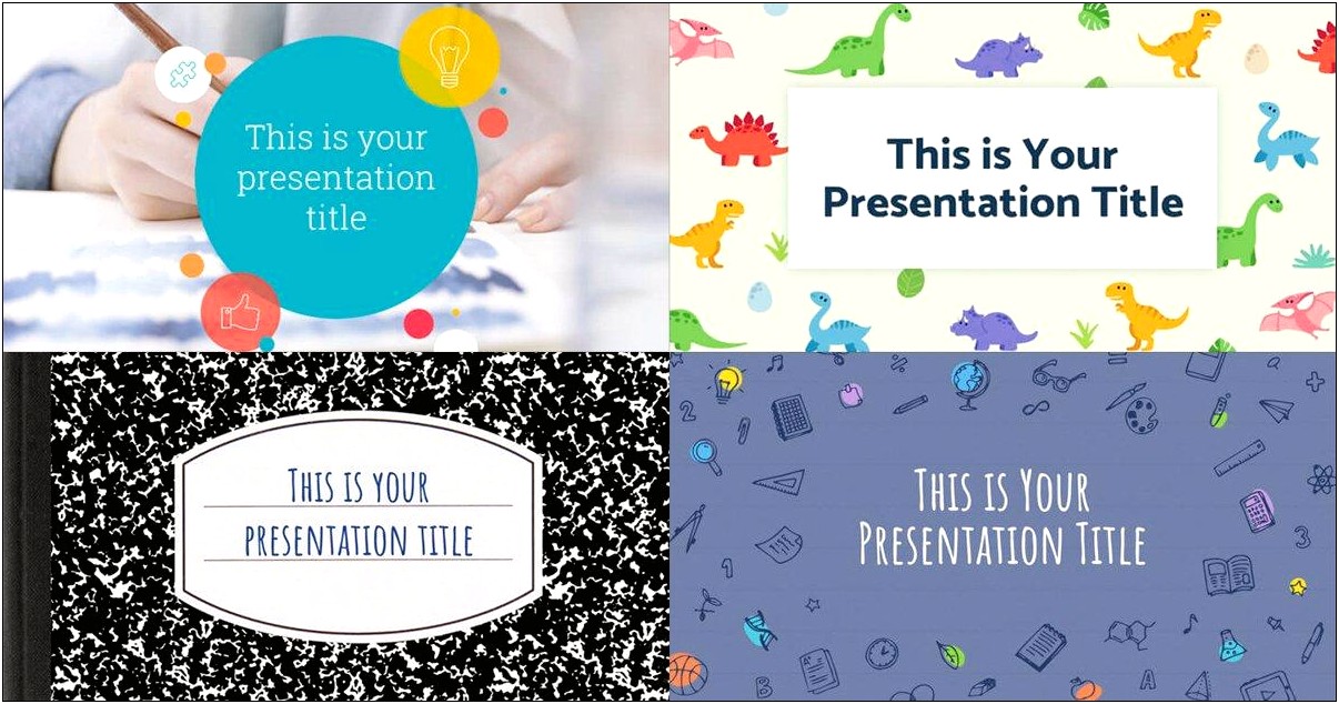 Free Ppt Template For School Themes
