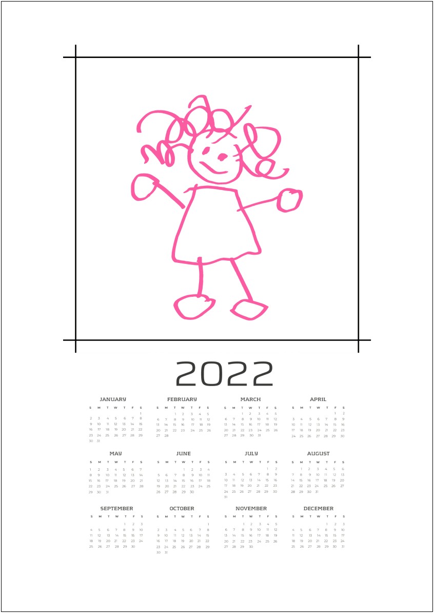 Free Preschool Monthly Calendar Template Printable