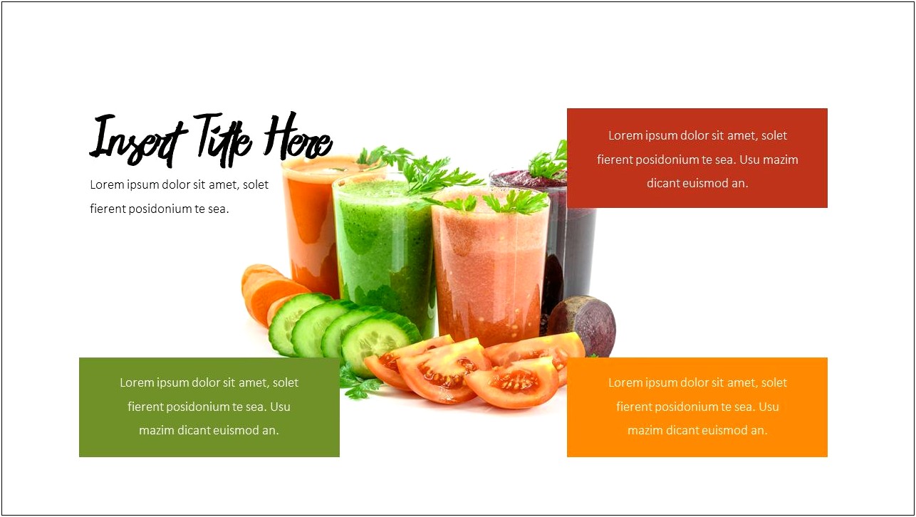 Free Presentations Templates On Health Juice