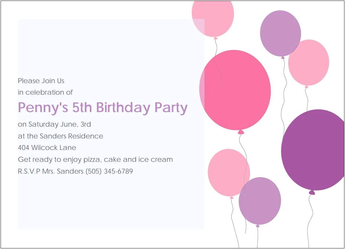 Free Printable 18th Birthday Party Invitation Templates