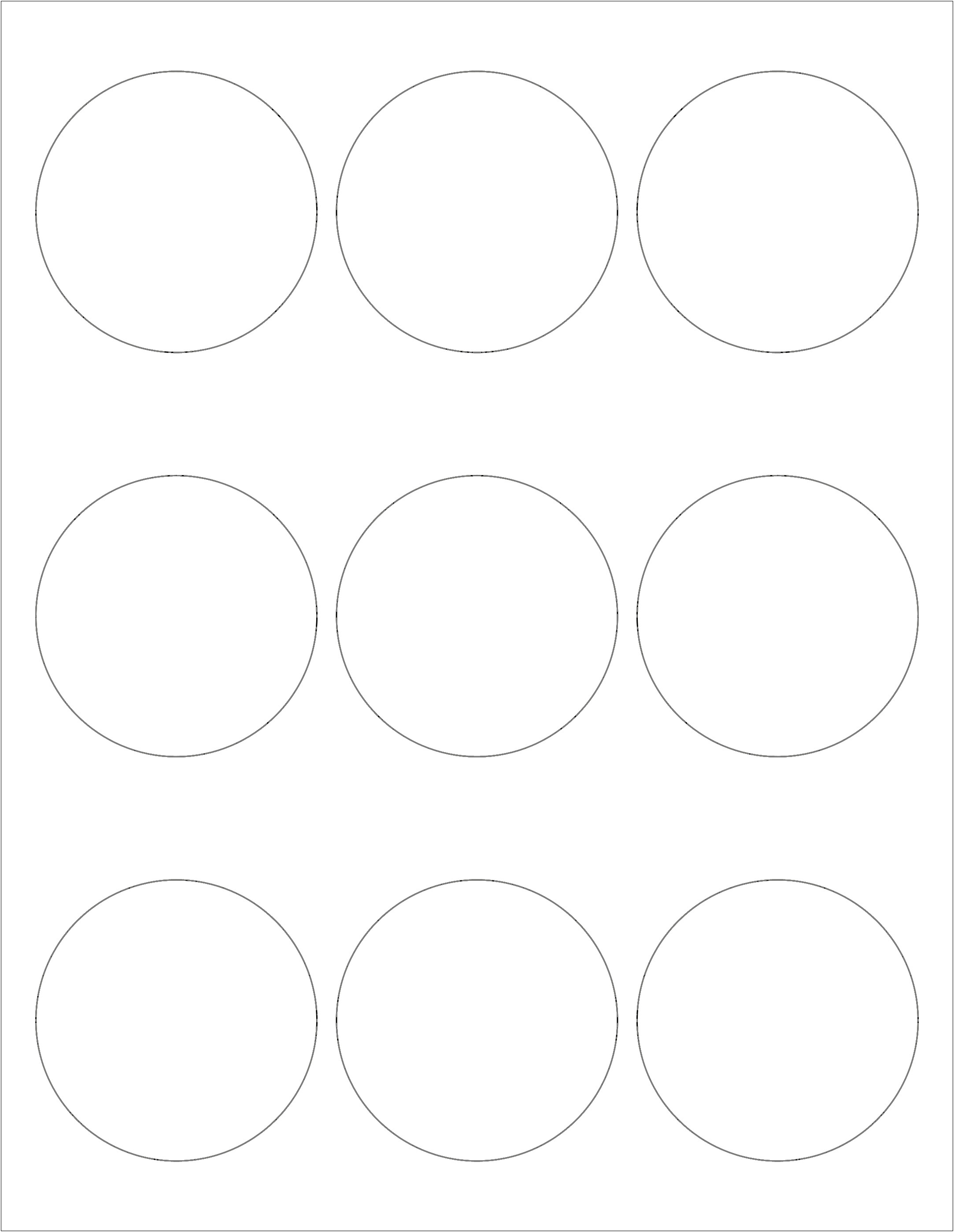 Free Printable 4 Inch Circle Template