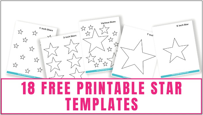Free Printable 5 Inch Star Template