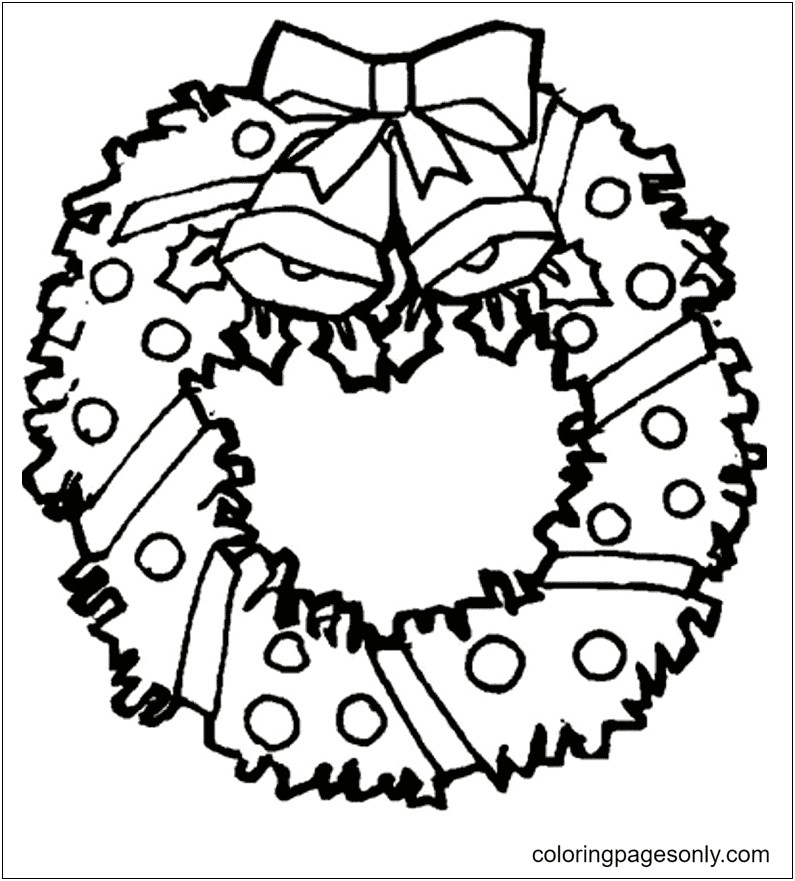 Free Printable Advent Wreath Coloring Pages Template