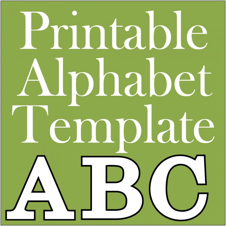 Free Printable Alphabet Stencils Templates Baseball