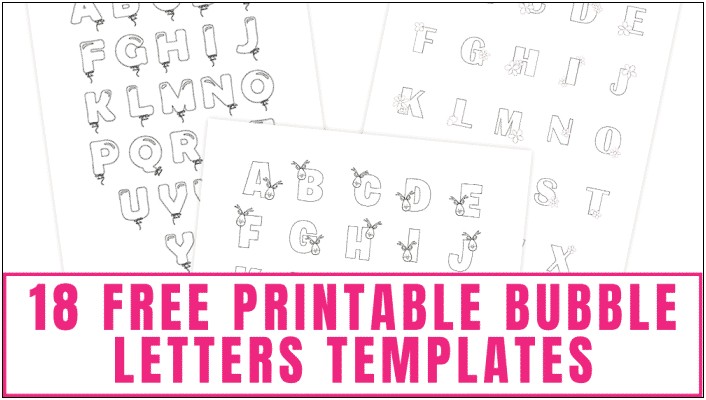 Free Printable Alphabet Templates For Crafts