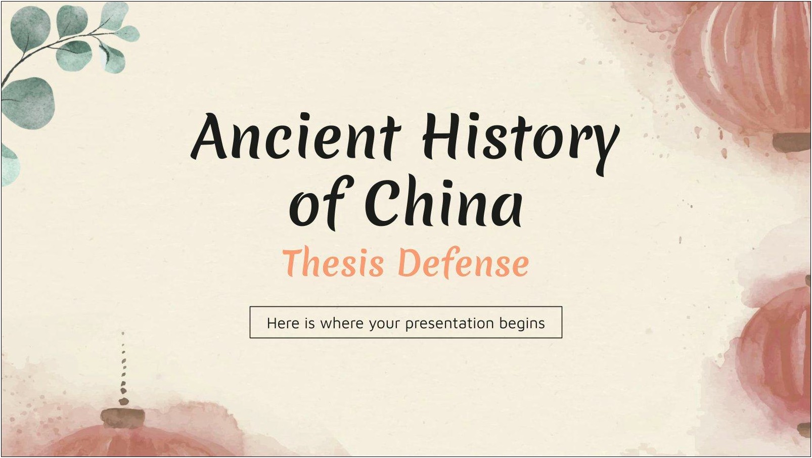 Free Printable Ancient China Tri Fold Brochure Template