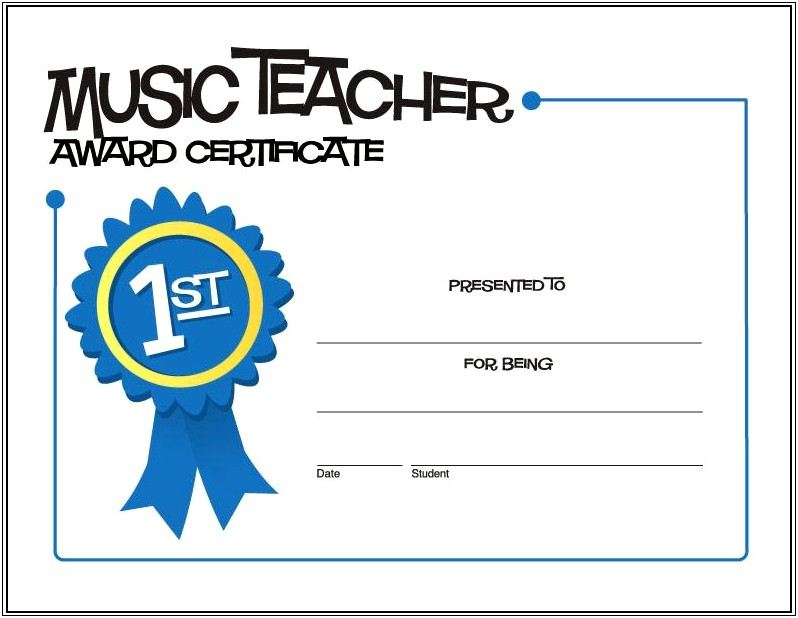 Free Printable Award Certificate Templates For Teachers