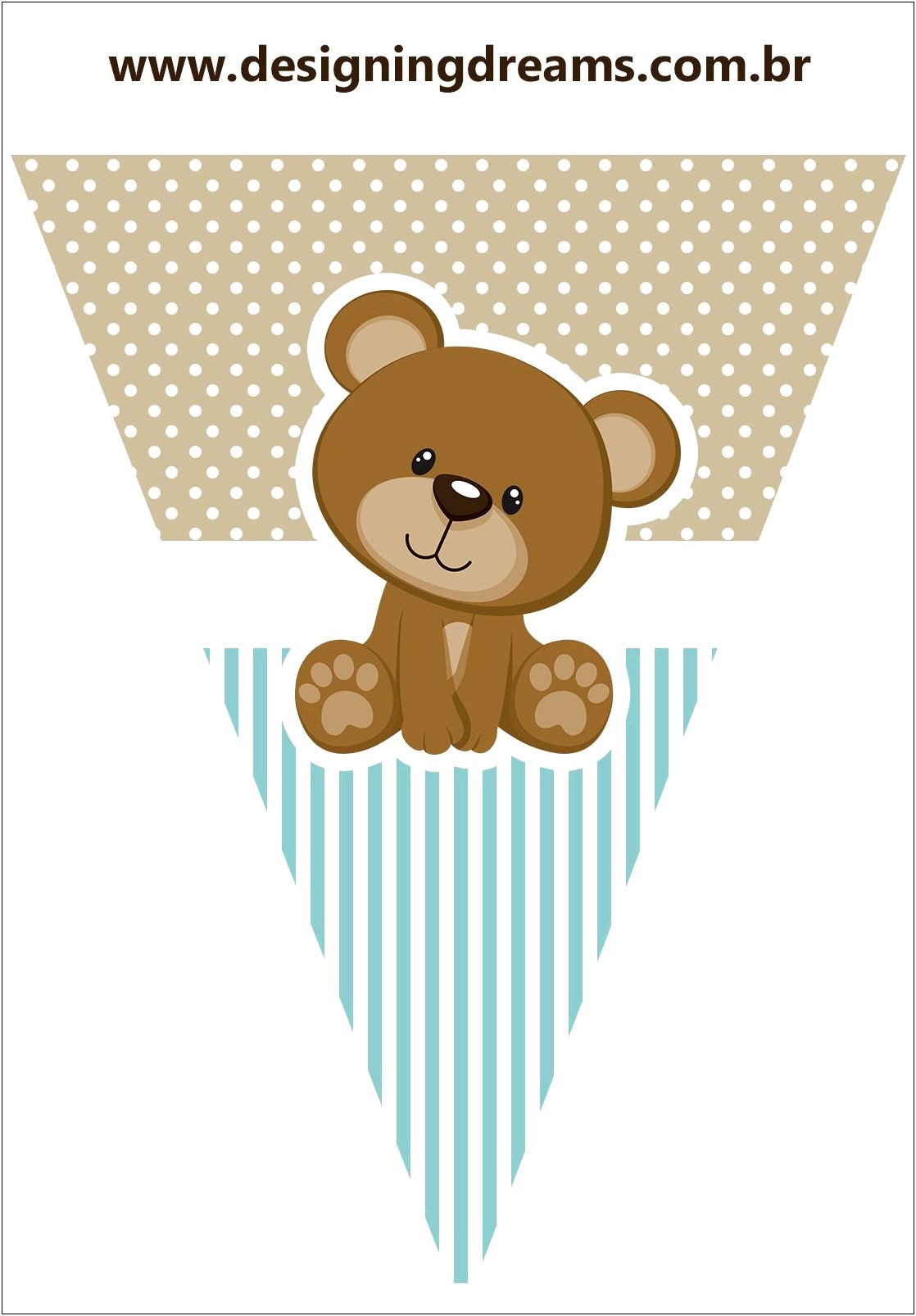 Free Printable Baby Shower Bunting Template