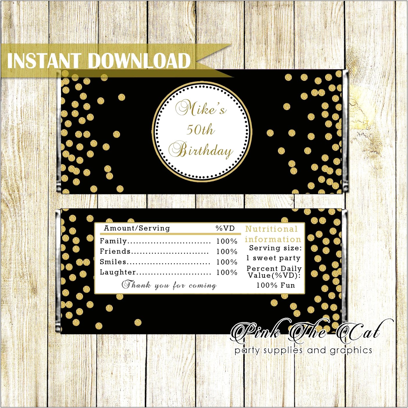 Free Printable Baby Shower Candy Bar Wrapper Templates