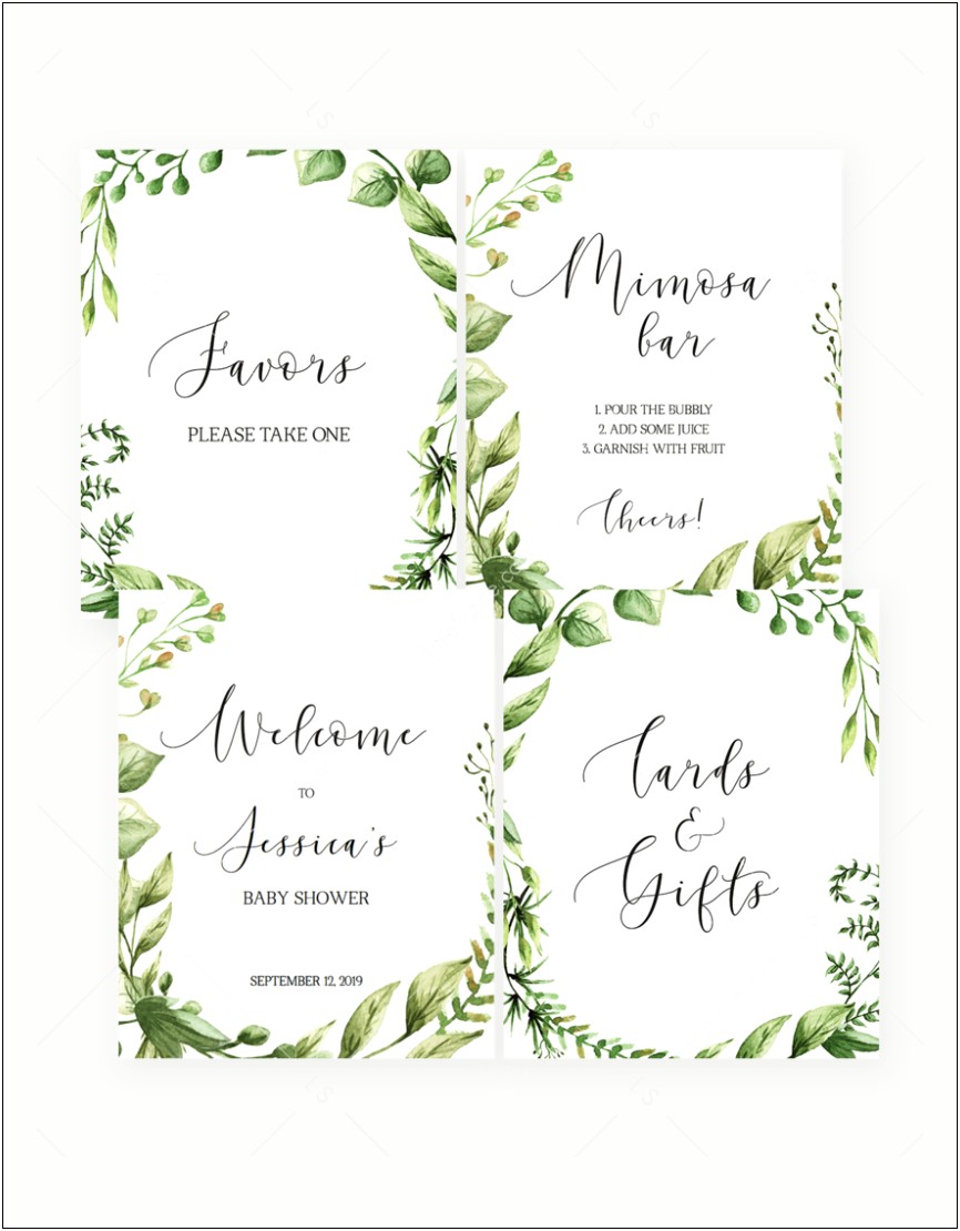 Free Printable Baby Shower Decoration Templates