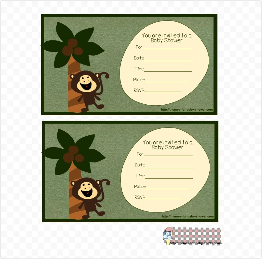 Free Printable Baby Shower Invitations Templates Downloads