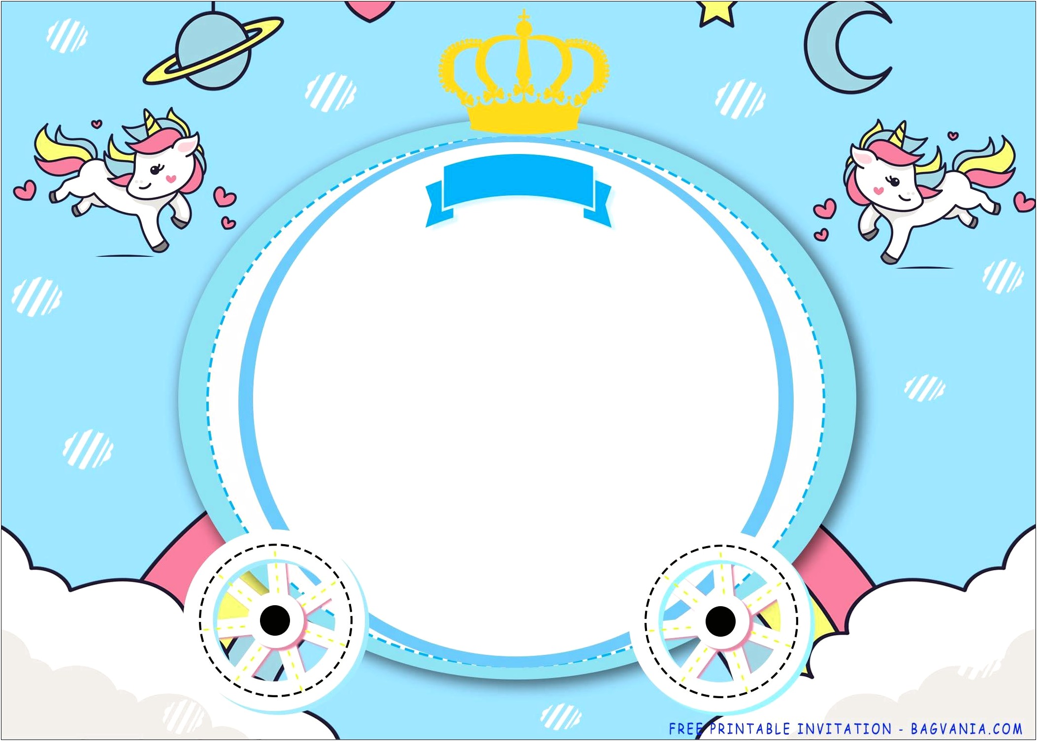Free Printable Baby's First Birthday Card Template