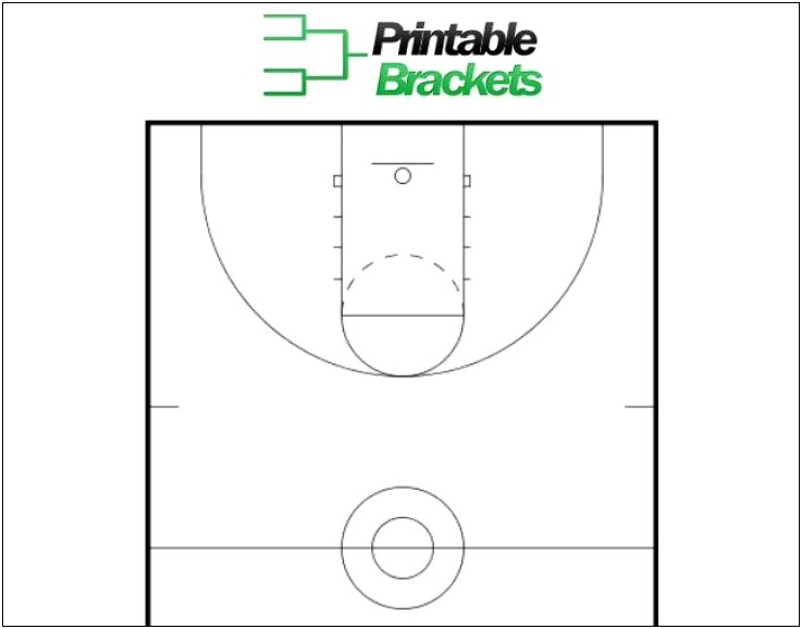 Free Printable Basketball Court Template Quiz Sheet