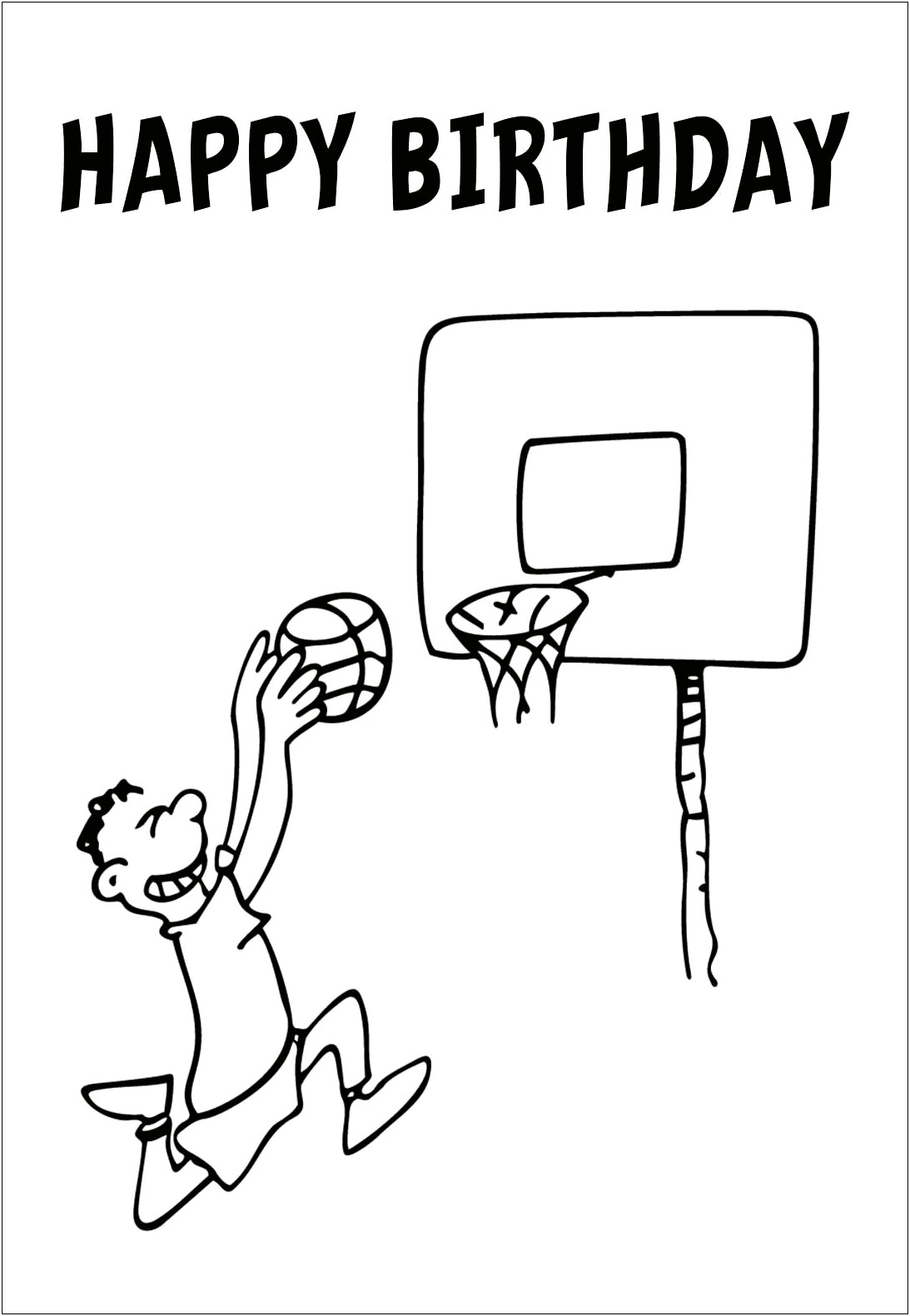 Free Printable Basketball Mom Birtday Template