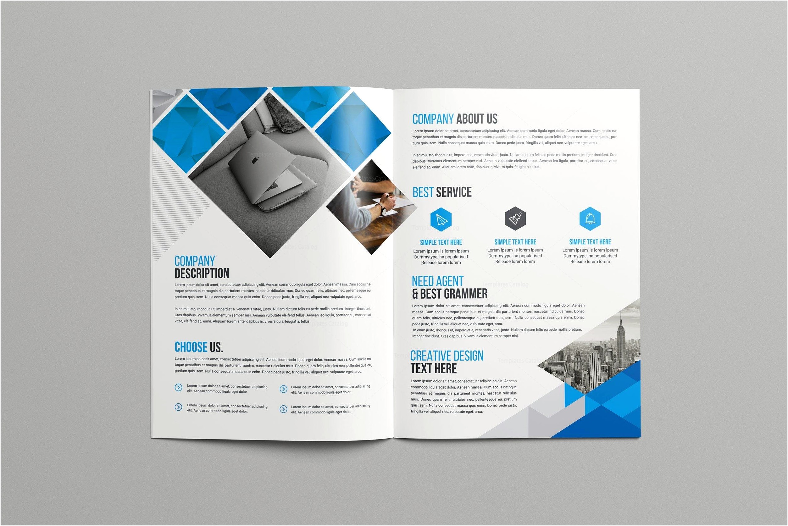 Free Printable Bi Fold Brochure Template