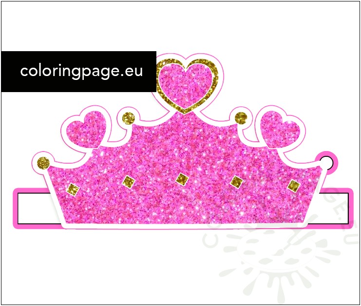 Free Printable Birthday Coloring Crown Template