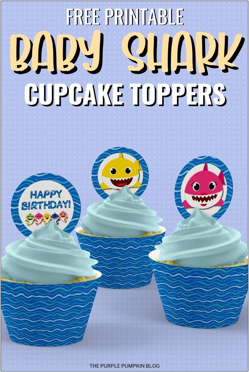 Free Printable Birthday Cupcake Toppers Template