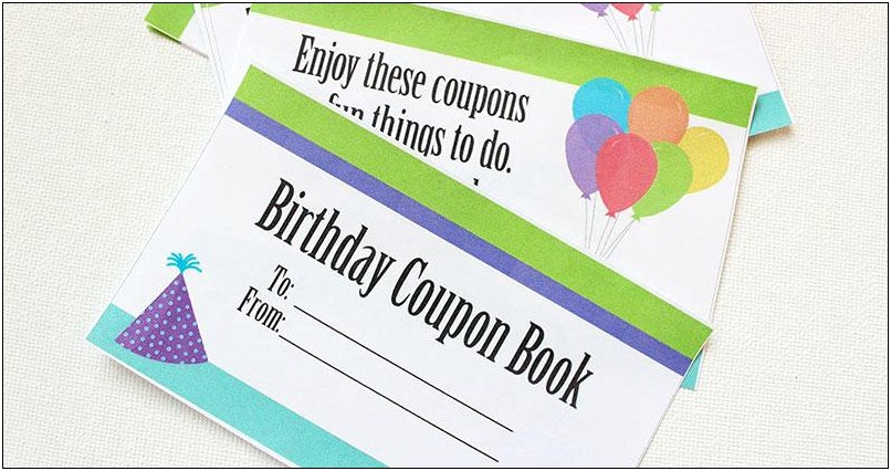 Free Printable Birthday Gift Coupon Templates