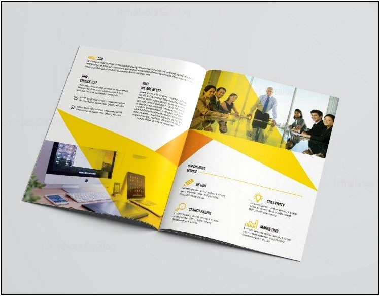 Free Printable Blank Bi Fold Brochure Template