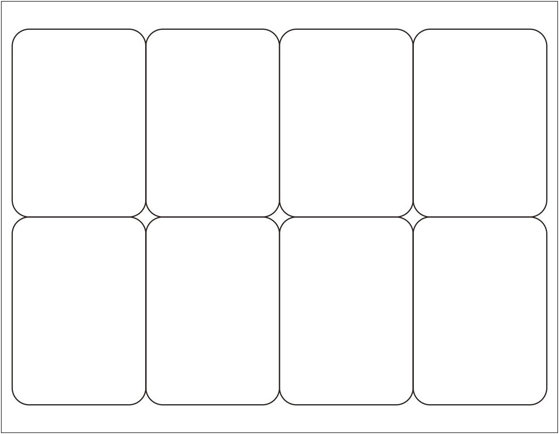 Free Printable Blank Playing Card Template