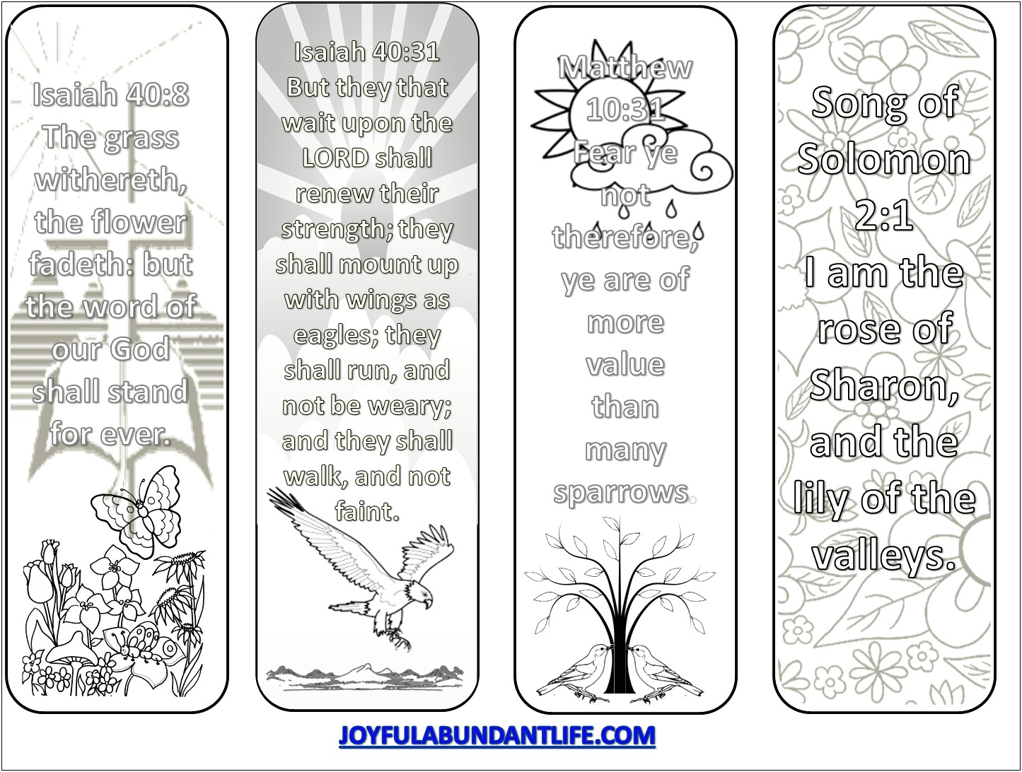 Free Printable Books Of The Bible Bookmarks Templates