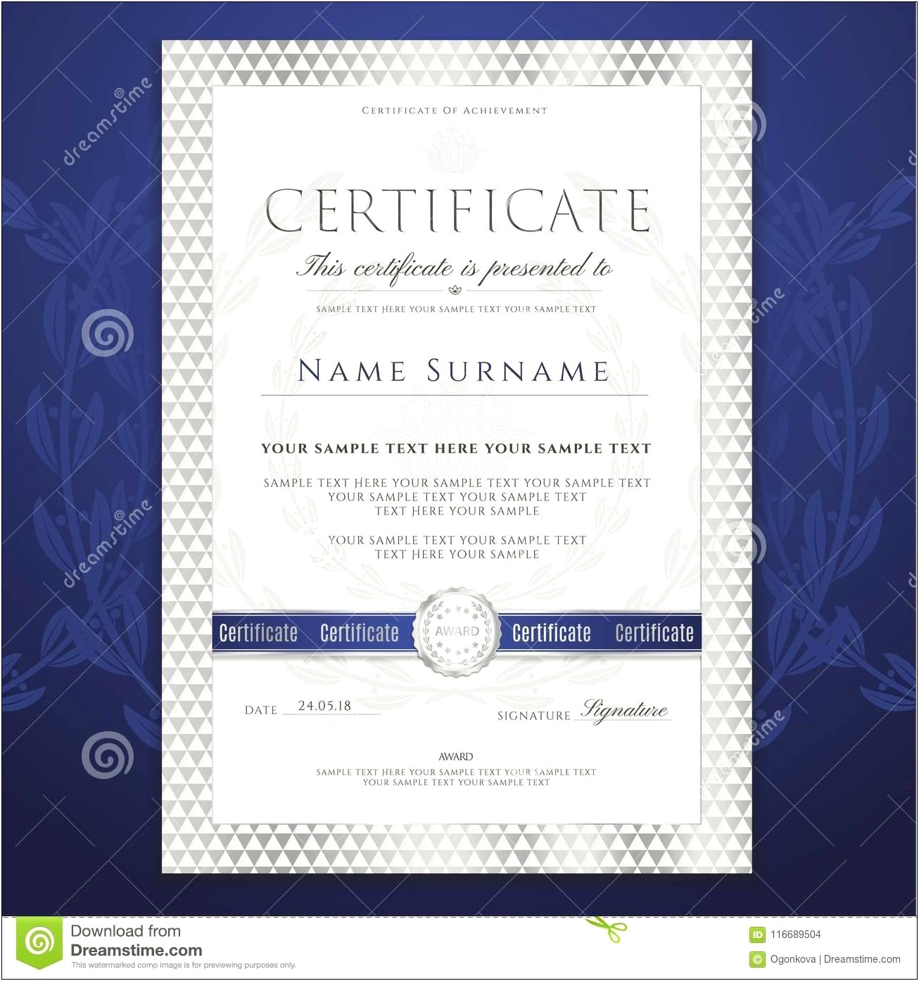 Free Printable Breast Cancer Certificate Template