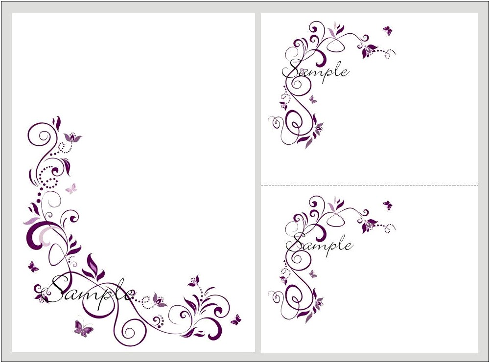 Free Printable Butterfly Wedding Invitation Templates