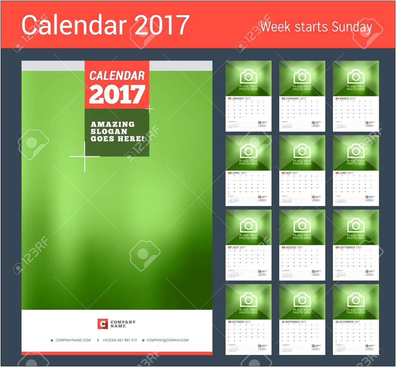 Free Printable Calendar Templates July 2017
