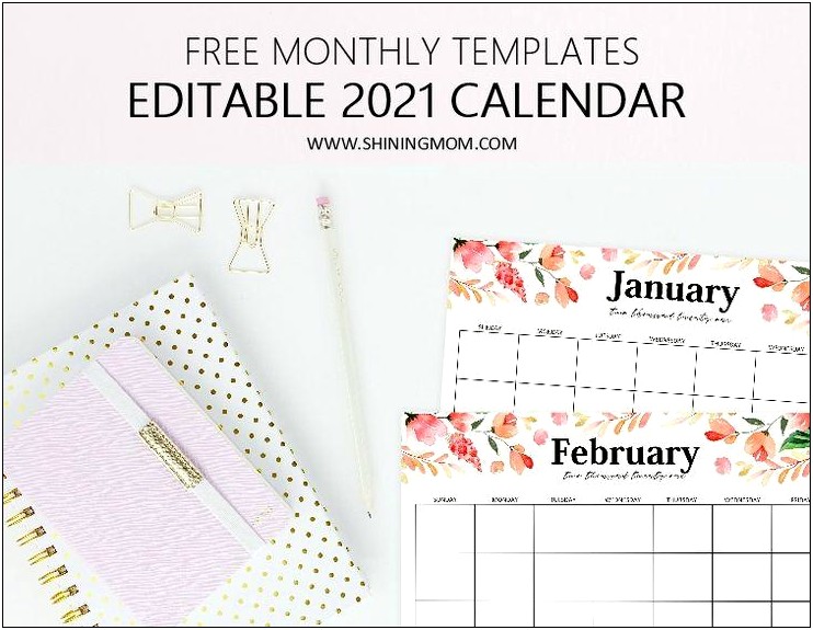 Free Printable Calendar Templates Microsoft Word
