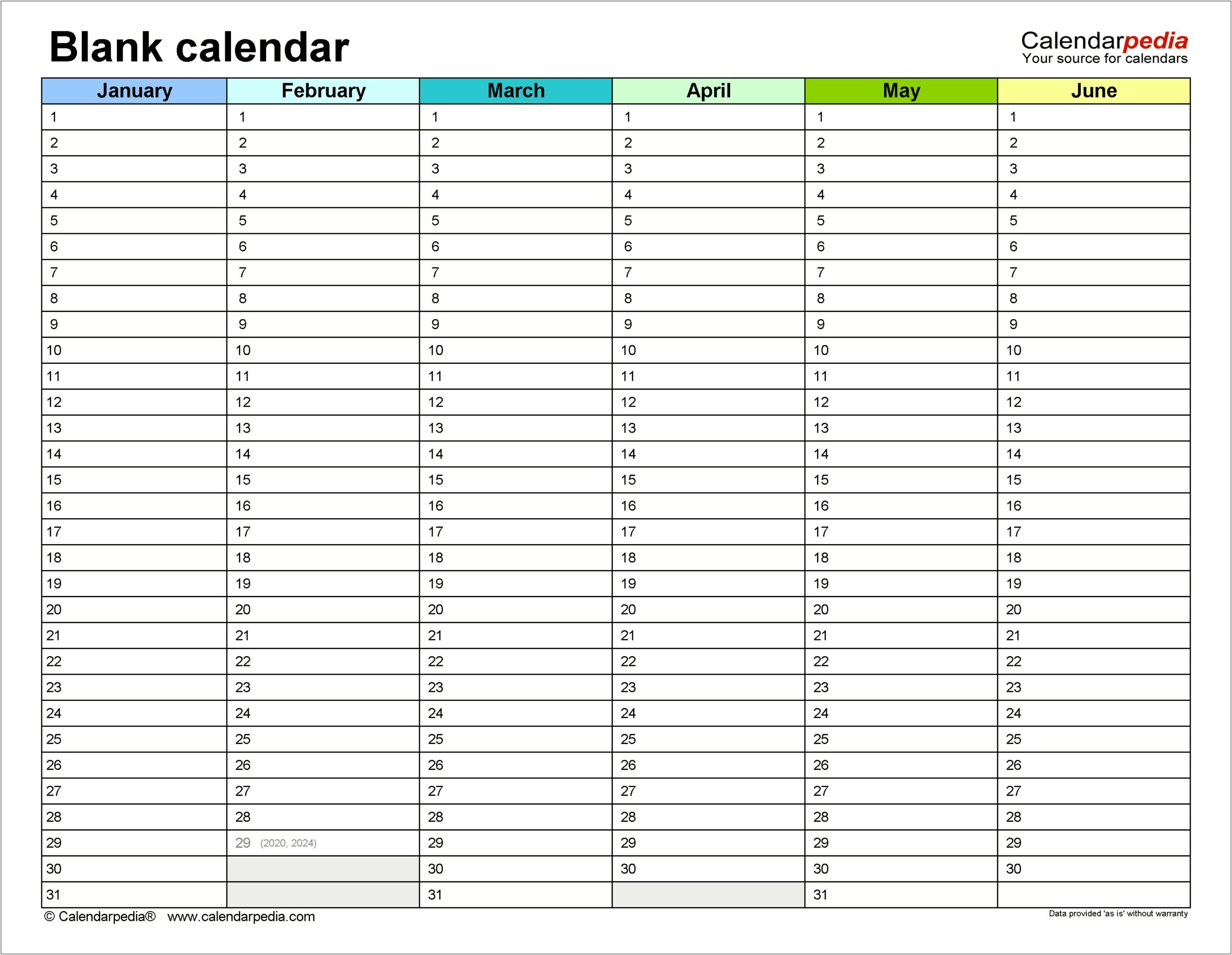 Free Printable Calendar Templates With Lines