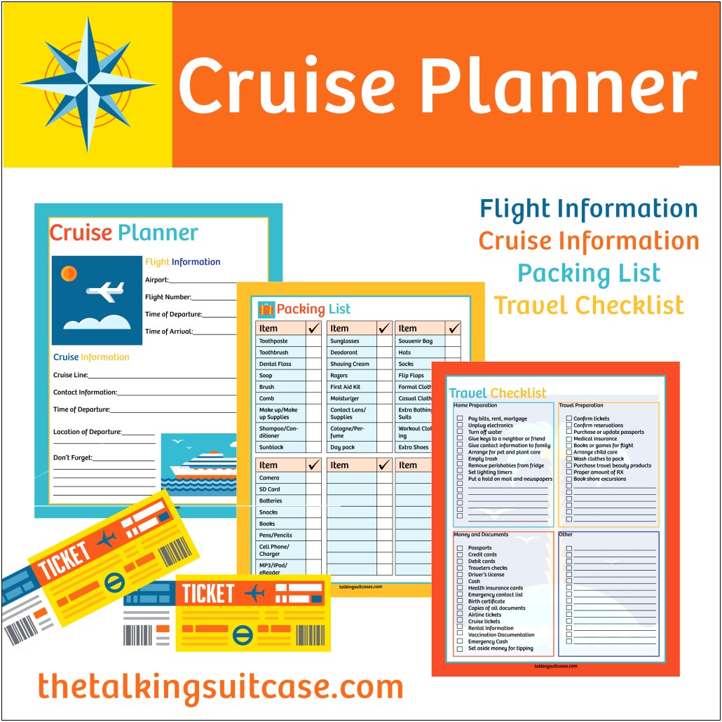 Free Printable Carnival Cruise Ticket Template