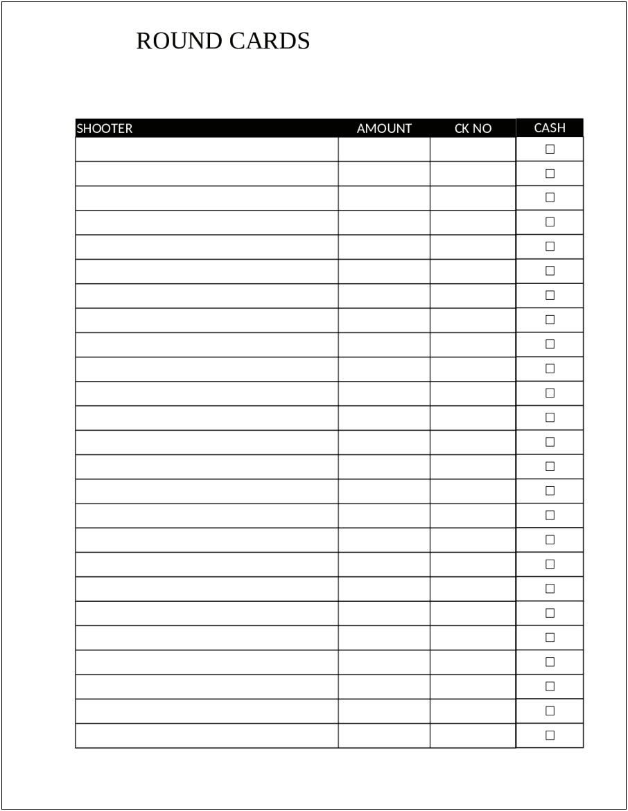 Free Printable Cash Receipts Journal Template