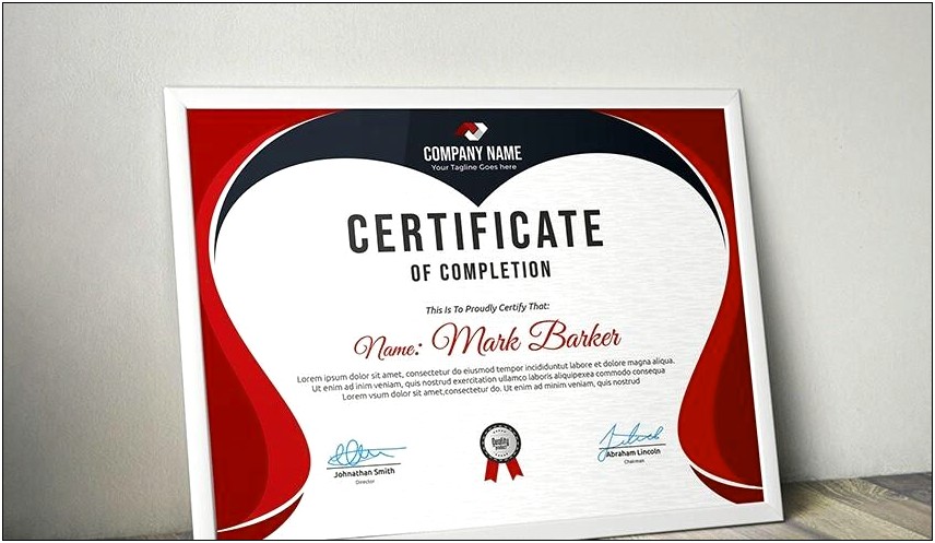 Free Printable Certificate Templates For Word