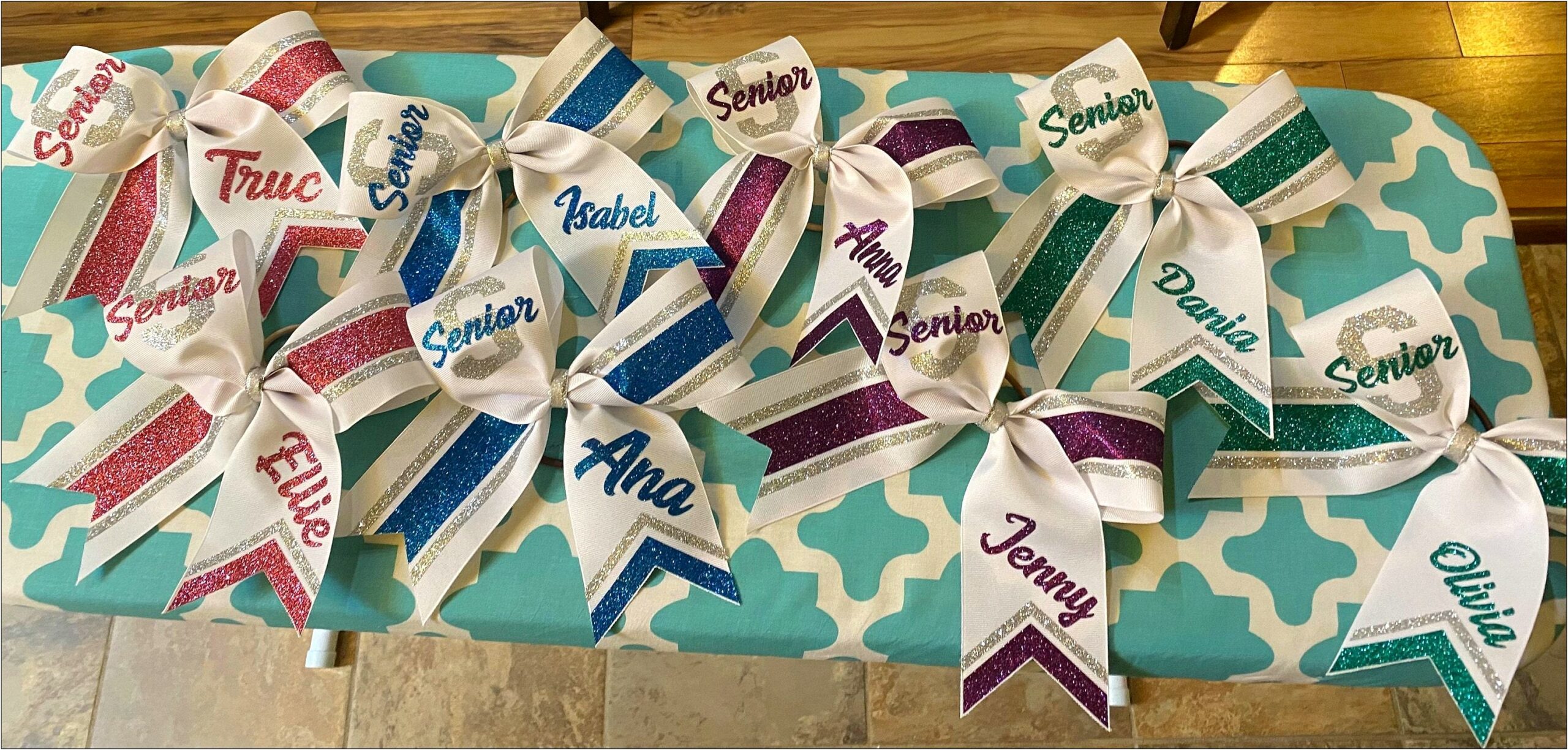 Free Printable Cheer Bow Folding Template