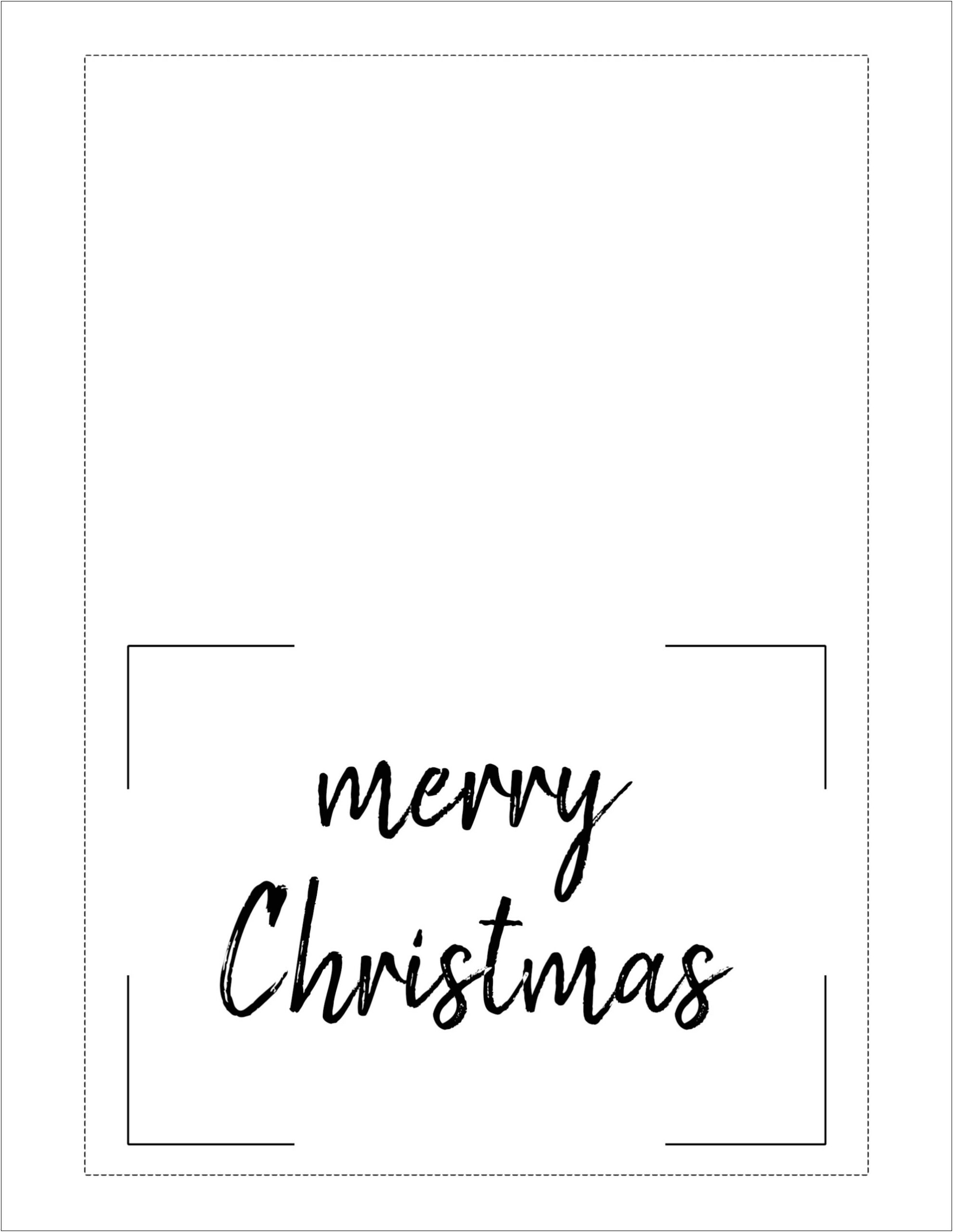 Free Printable Christmas Greeting Card Templates