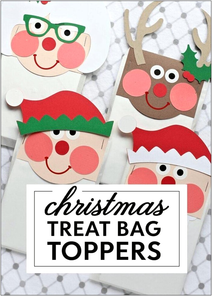 Free Printable Christmas Treat Bag Toppers Templates