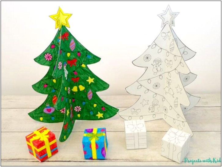 Free Printable Christmas Tree Box Template