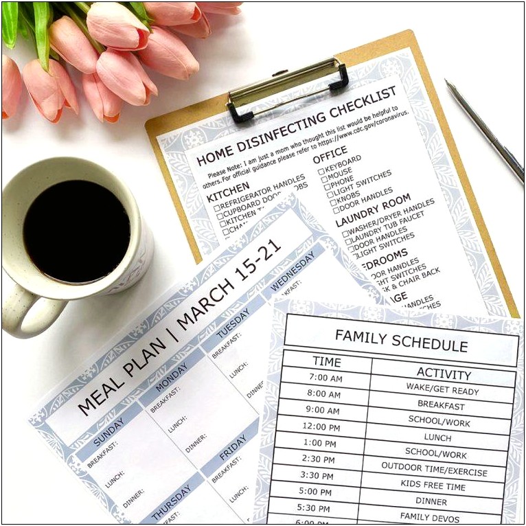 Free Printable Cleaning Schedule Template For Cleaning Services
