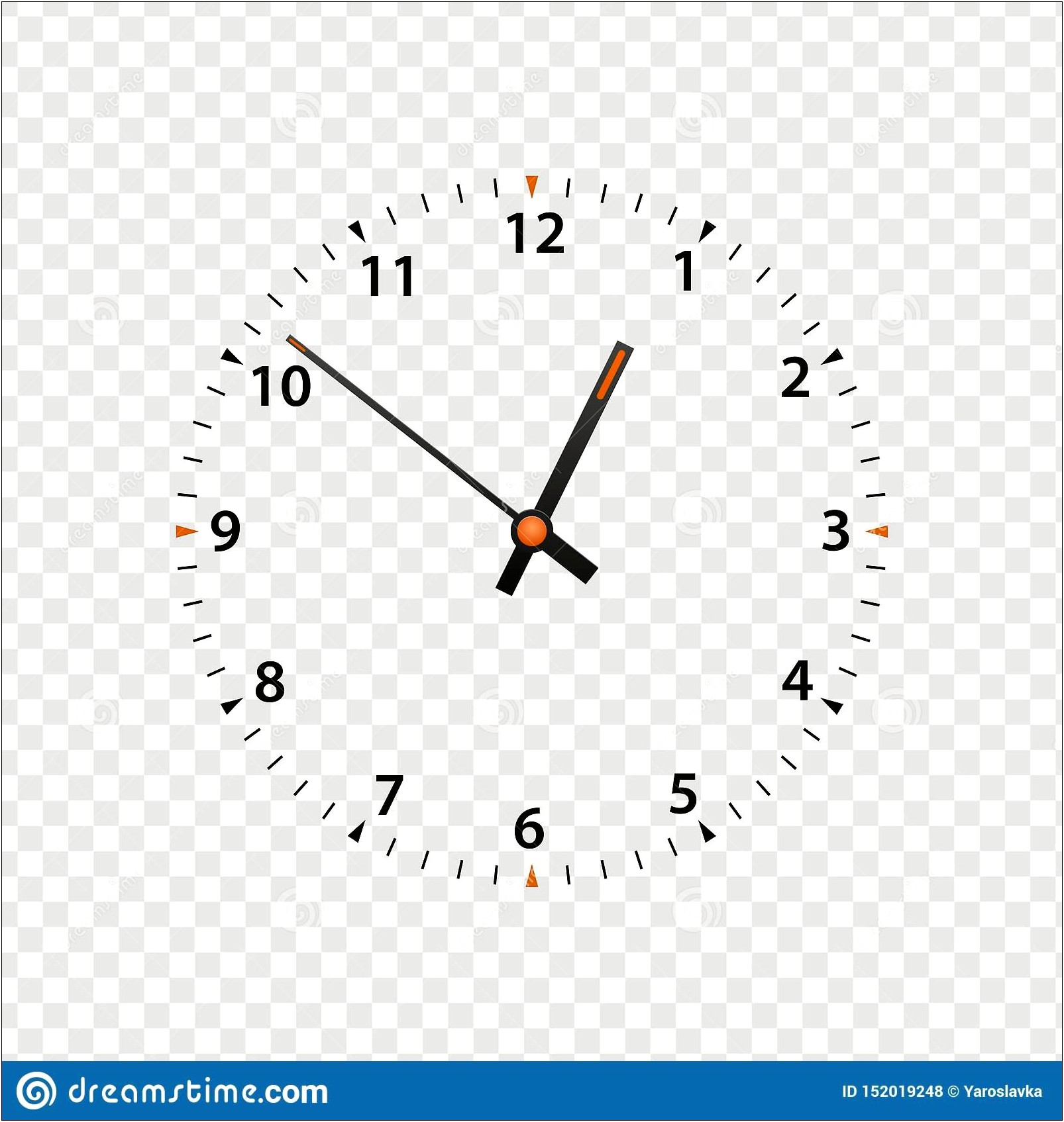 Free Printable Clock Face Template Square