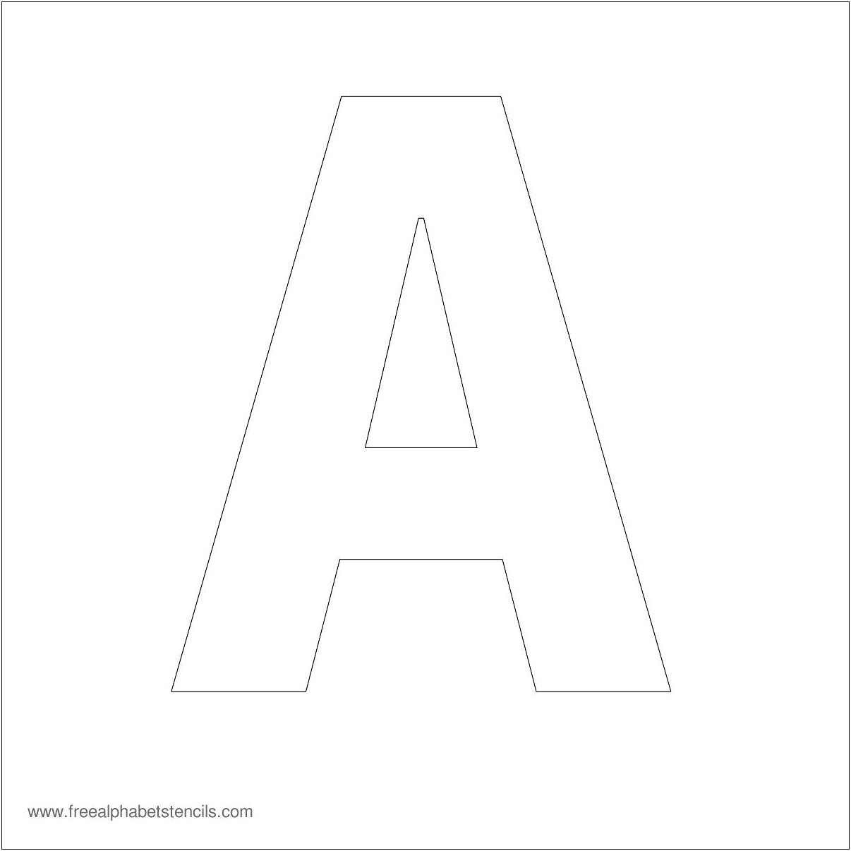 Free Printable Cursive Alphabet Stencils Templates