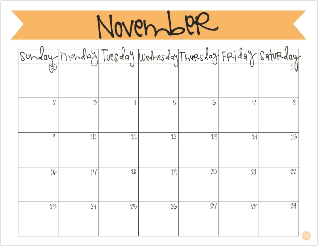 Free Printable Daily Calendar Template 2014
