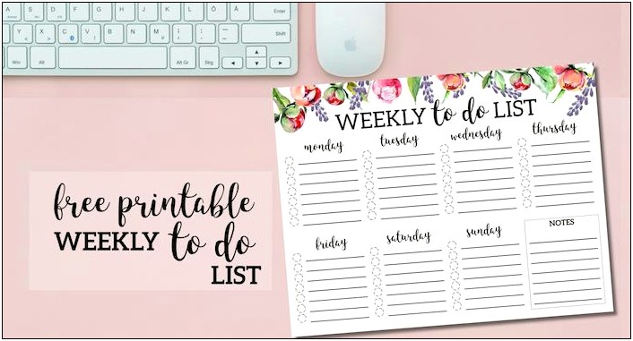 Free Printable Daily Monthly Checklist Template