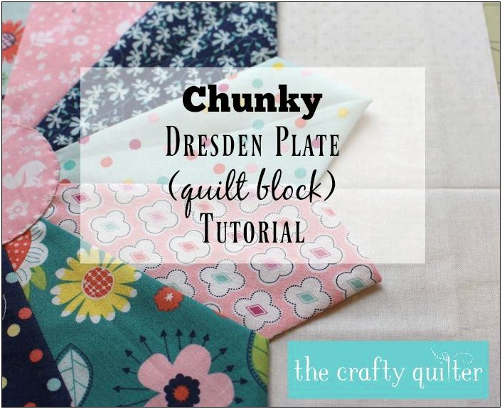 Free Printable Dresden Plate Quilt Template