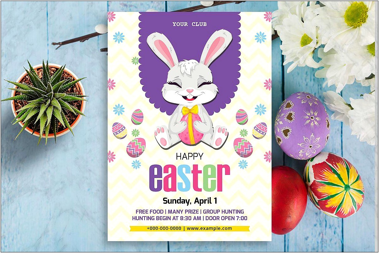 Free Printable Easter Egg Hunt Invitation Templates