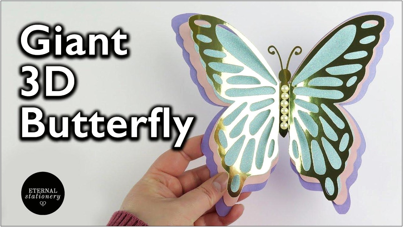 Free Printable Easy Paper Butterfly Template