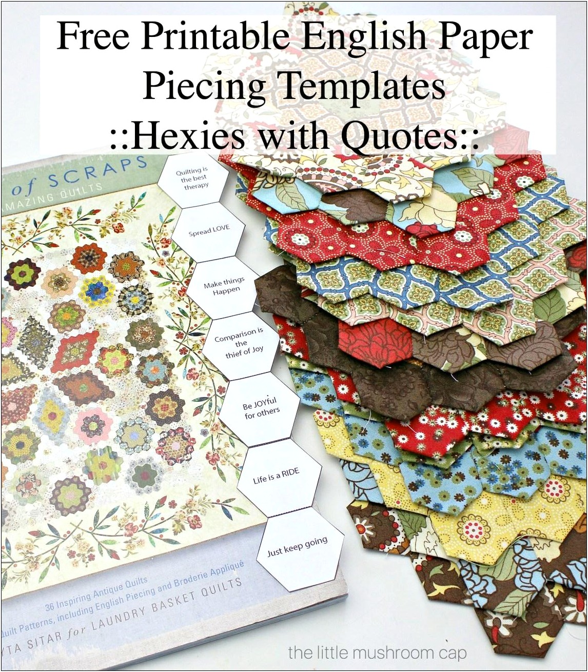 Free Printable English Paper Piecing Templates Honeycomb